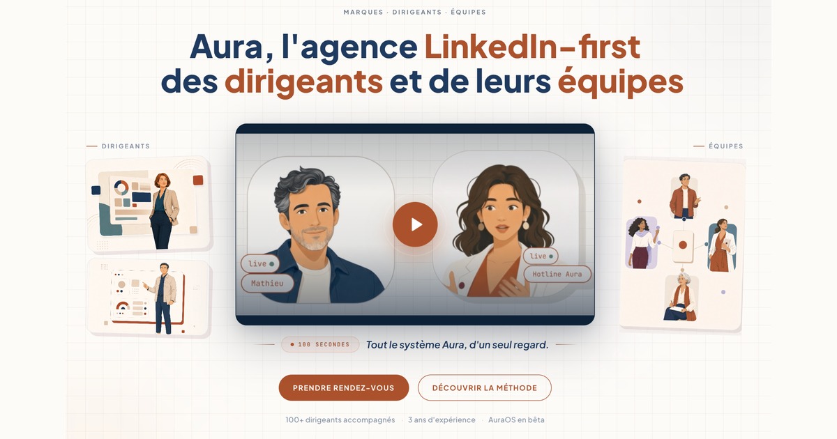 Aura — l'agence LinkedIn-first